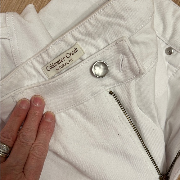 Coldwater Creek Women’s White Slim Jeans Size 16 Tall - Picture 3 of 7